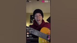 Keshi Insta Live singing Sugar by Brockhampton