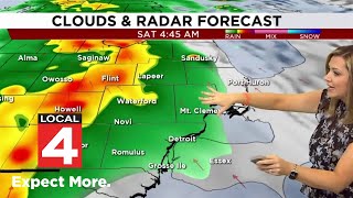 Metro Detroit weather forecast April 17, 2026 -- 6 a.m. Update