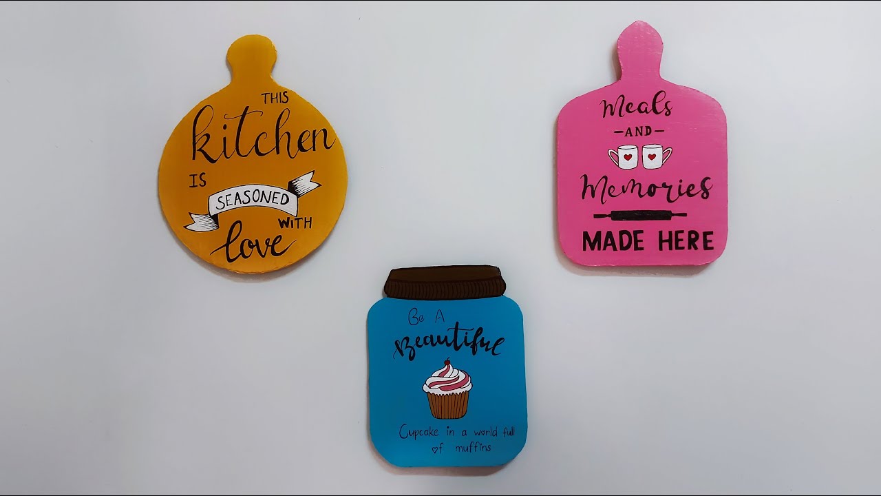 Amazing Ideas to Decorate Your Kitchen | Kitchen Wall Hanging using ...