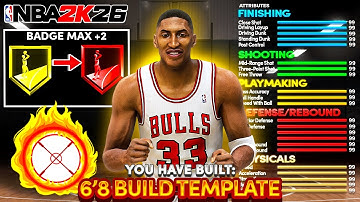NBA 2K26 6’8 Builds Guide: Two Way Point Forward Build