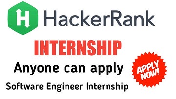 Hackerrank Software Engineer Internship | Winter Internship | Anyone Can Apply | 2020