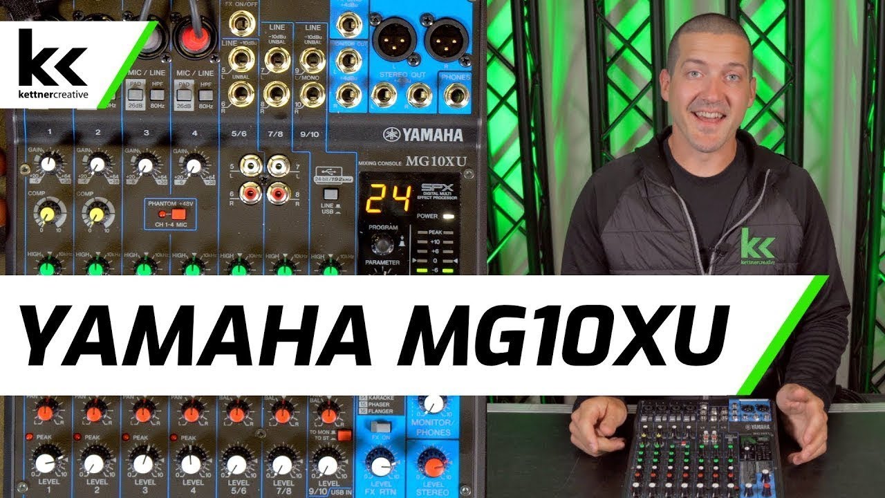 7 reasons the Yamaha MG10XU wins best value mixer - short review