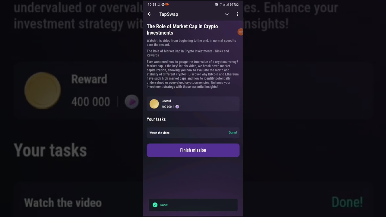 The Role of Market Cap in Crypto Investments Tapswap Code