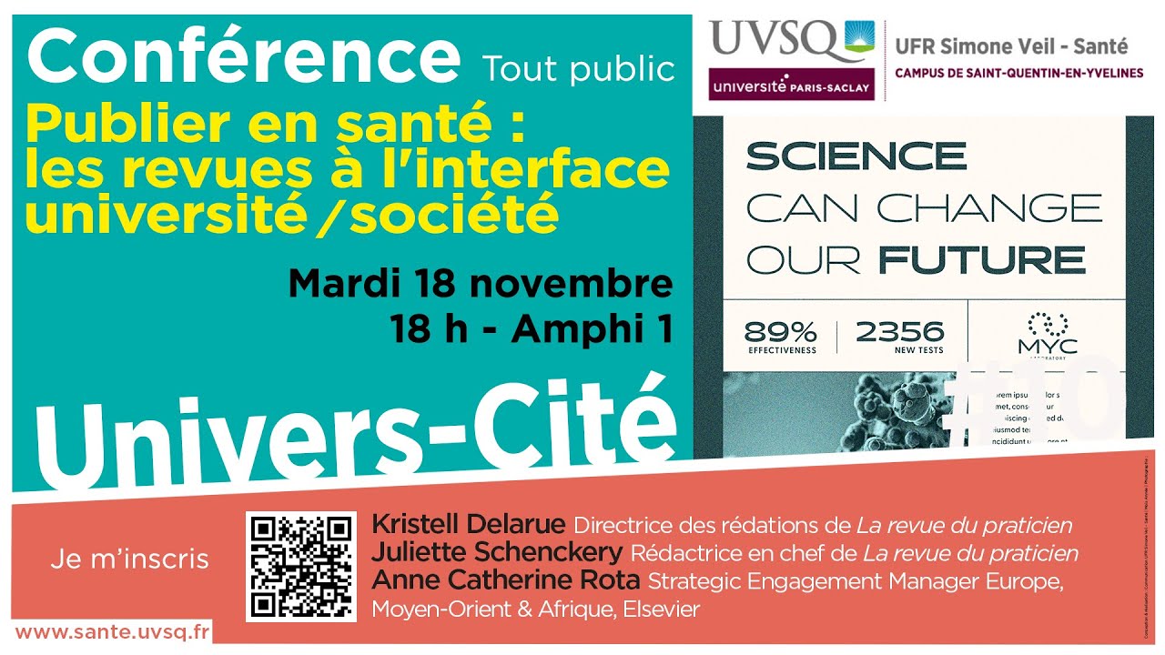 Publier en santé : les revues à l'interface université/société - Univers-Cité #10