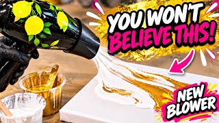 I Tried Blowing Acrylic Paint With THIS… I Wasn’t Expecting That! 😲NEW TOOL ITS AWESOME 🤩