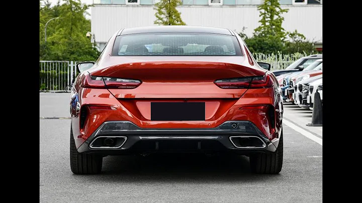 BMW 8 Series G14 G15 G16 840i M Sport M850i Dry Carbon Fiber Rear Bumper Air Vent Fins ML-1513