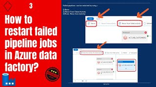 How to restart failed pipeline jobs in Azure data factory? Advanced ADF  Q & A