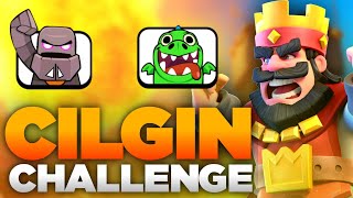 Clash Royale'nin En Çılgın Challenge'sini Deniyorum.