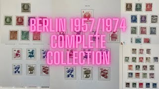 Berlin 19571974 complete stamp collection