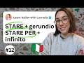 Lezione 12: Le Perifrasi con STARE (stare + gerundio, stare per) - Sabato italiano 🇮🇹