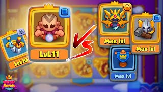 LEVEL 11 MONK vs MAX BOREAS - Left Talents - Rush Royale