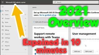 new microsoft 365 admin center all tabs explained in 10 minutes | office 365