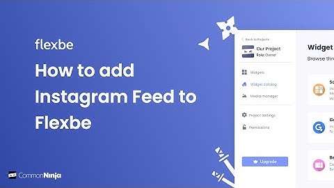 How to add an Instagram Feed to Flexbe