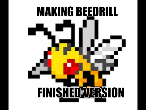 Making Beedrill from Pokémon 2D to 3D!