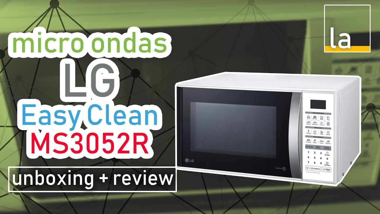 Microondas LG Easy Clean 30 L Branco MS3052R Unboxing e review! YouTube