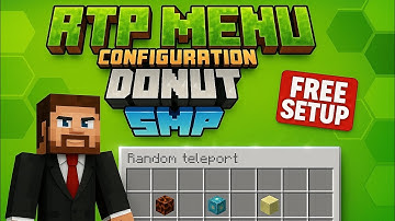 🎯How to Make a DonutSMP-Style RTP Menu in Minecraft 🎯 | BetterRTP + DeluxeMenus Tutorial🎊