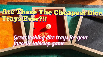 Make Your Own Affordable Dice Trays - Bogan Plays Cards
