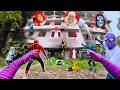 8 Spider-Man Team Meet All Serbian Dancing Lady In The Abandoned House! - Season 1 - ( POV Tension )
