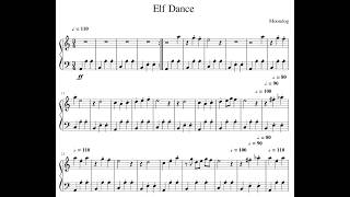 🎹MOONDOG✨ - Elf Dance - Piano + Sheet Music