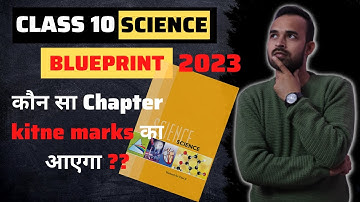Science Blue Print Class 10 2024 | ChapterWise Weightage | Cbse Exam 2023-24