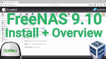 FreeNAS 9.10 Storage Installation + Configuration + Overview on Oracle VirtualBox [2017]