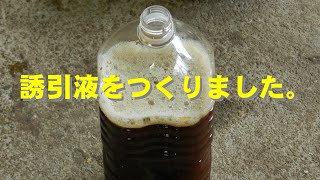 日本ミツバチの蜜蝋づくりの副産物、誘引液を作りました。 - YouTube