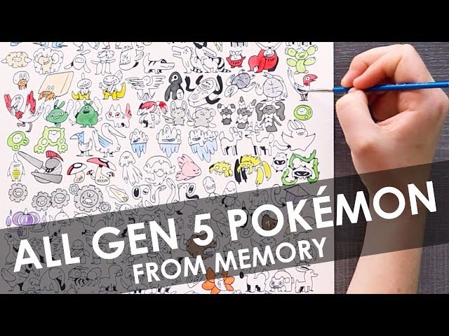 Drawing Pokémon From Memory w/ Jaiden Animations 