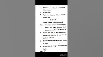 Business environment previous year question paper of ccsu| previous year question paper of CCSU #bba