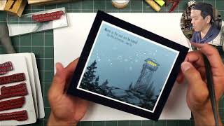 Stampscapes: QUICK SCENE: Night Fire Lookout Tower