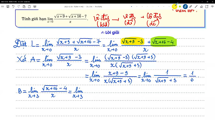 Bài tập về giới hạn lượng giác nâng cao năm 2024