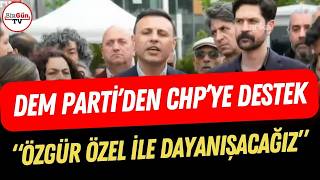 DEM Parti'den CHP'ye destek: \