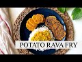 Batatyachi kaapa  potato rava fry  maharashtrian recipe