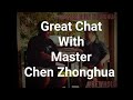 A great conversation with master chen zhonghua of chen taichi practical method in bogor indonesia