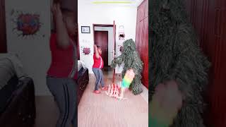 FUNNY VIDEO GHILLIE SUIT TROUBLEMAKER BUSHMAN PRANK try not to laugh Family The Honest Comedy