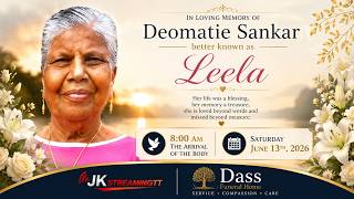 The Funeral Service OF DEOMATIE SANKAR