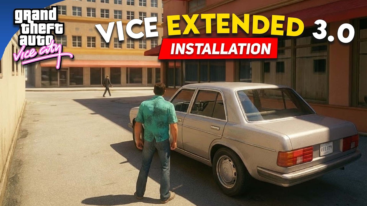 How to Install Vice Extended 3.0 mod in GTA Vice City - YouTube