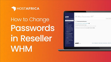 How to Change cPanel Passwords in WHM | Reseller