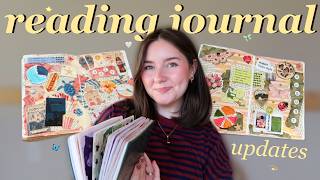 catching up on my reading journal 📓🐞 (Updates + July and August spreads)