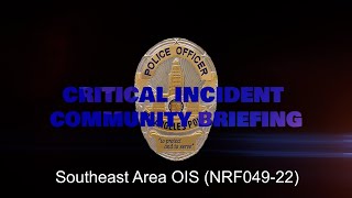 Southeast Area OIS 09/22/2022 (NRF049-22)