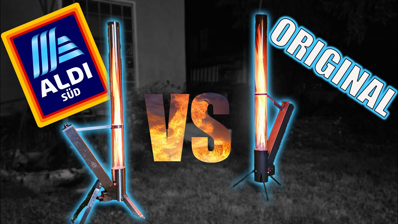 Feuerrohr Aldi Süd - Endlich auch im Süden -  Was taugt es? Vergleich mit dem original Feuerrohr