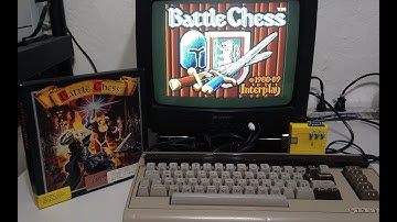Battle Chess (1988) For Commodore 64! Part #2 Easyflash Release On Turbo Chameleon, Full Gameplay!