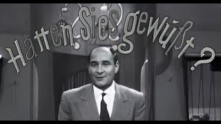 Hätten Sie's gewußt? mit Heinz Maegerlein und vier Kandidatenpaaren - Folge 01 vom 15.03.1960 screenshot 2