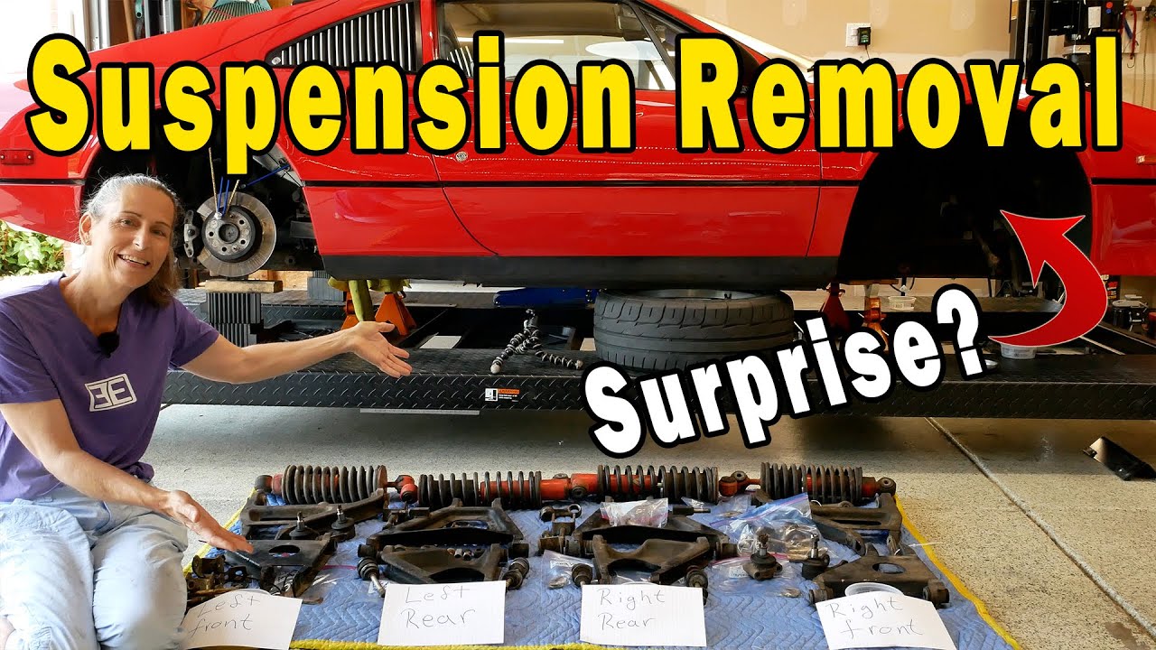⁣DIRT ROAD Ferrari 308QV Ep#2 - Let's Get That Suspension Off!  Surprises?