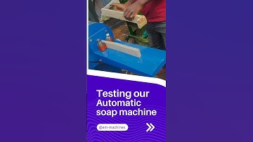 Automatic soap making machine. Start a soap making right at your home.  #soapmachine #soapmachine