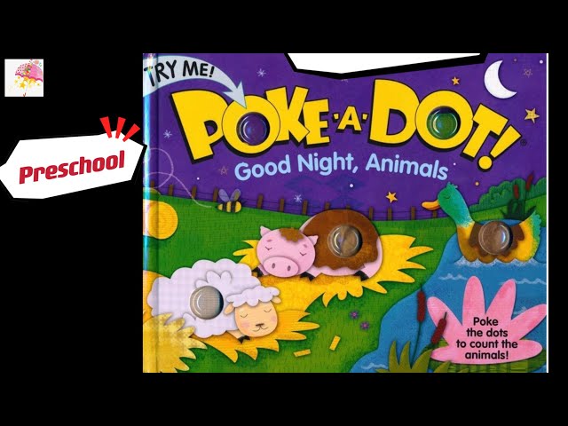 Poke-a-Dot: Goodnight, Animals 