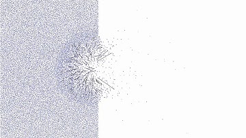 Hard Shell Impact Crater Simulation Run 22