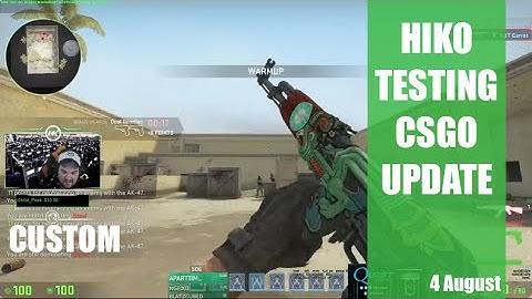 [CSGO Update] - Hiko testing & commenting on new spray recovery & new weapon / pistol sounds