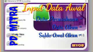 Cara Input Data Awal Perusahaan, Data Akun dan Saldo Awal Akun || Part. 1