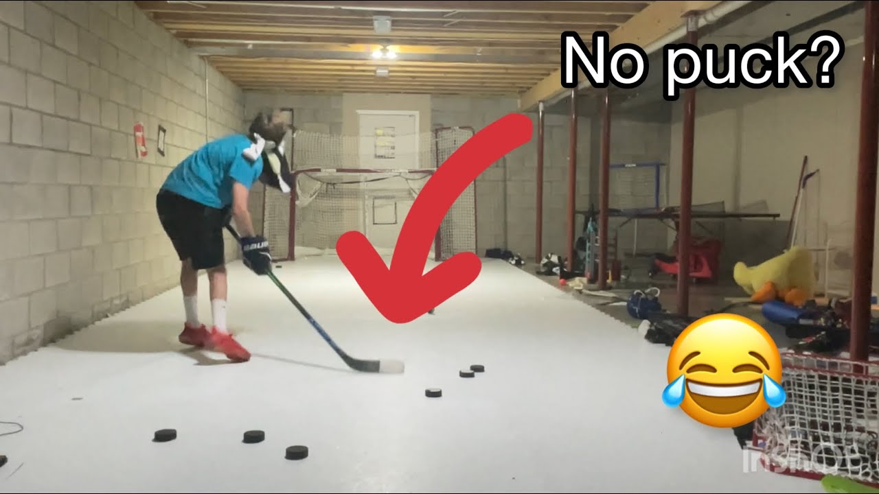 Shooting pucks, but I’m blindfolded YouTube