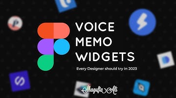 Voice Memo Widget in figma by ShaguftaAli